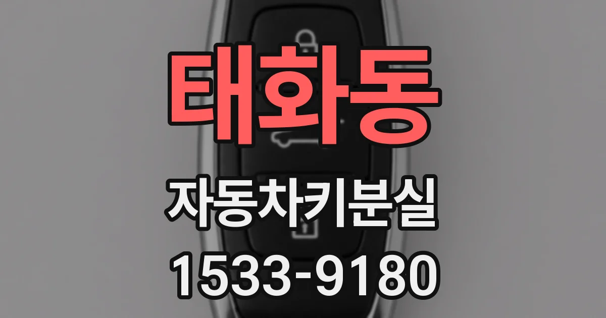 태화동 자동차키분실