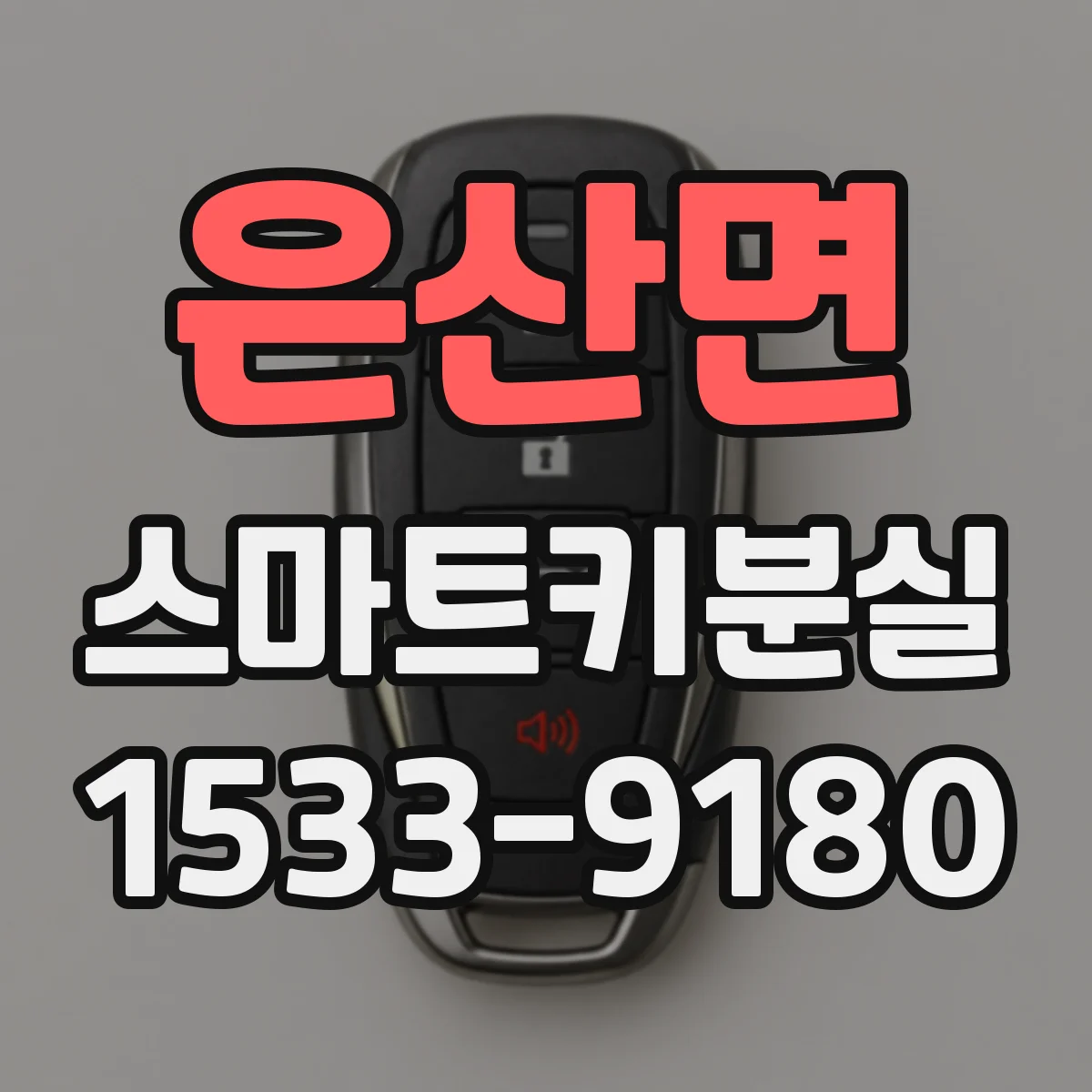 은산면 스마트키분실