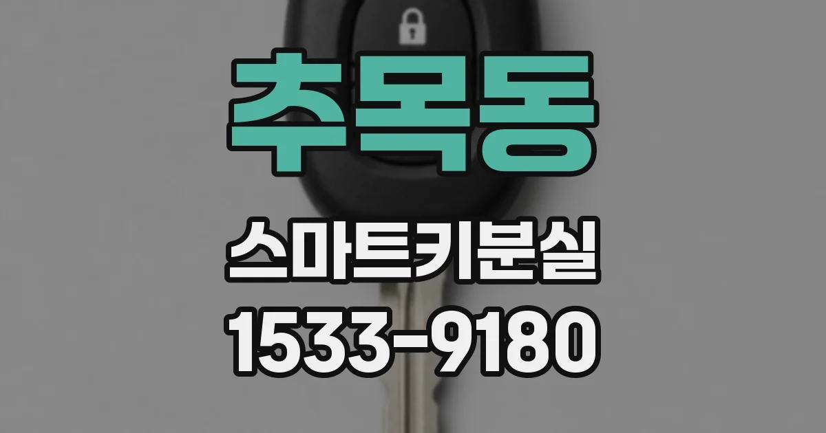 추목동 스마트키분실