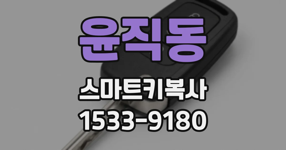 윤직동 스마트키복사
