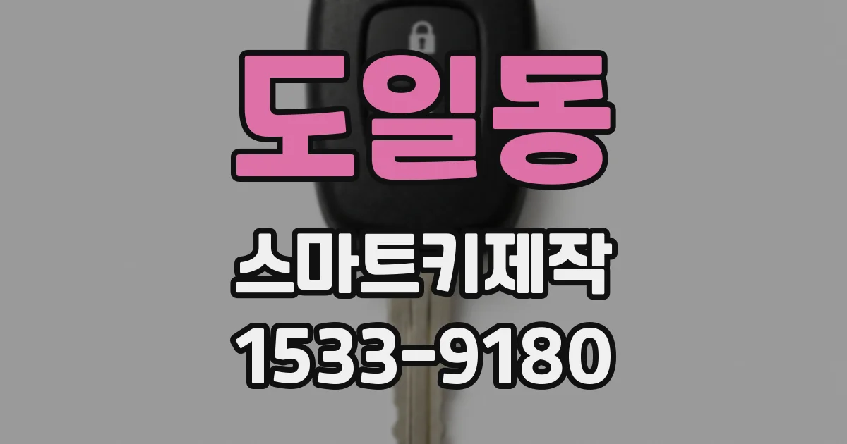 도일동 스마트키제작