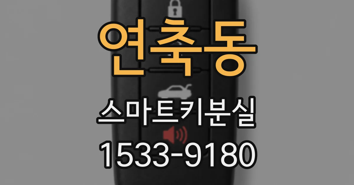 연축동 스마트키분실