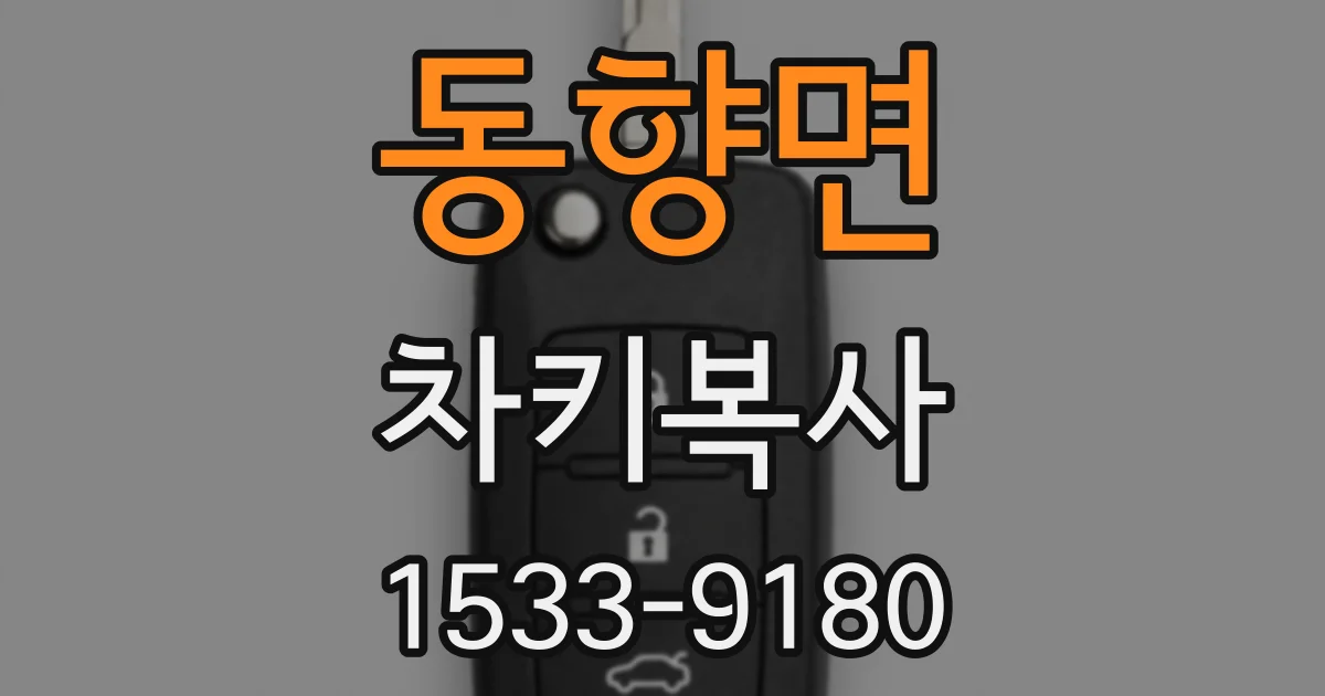 동향면 차키복사