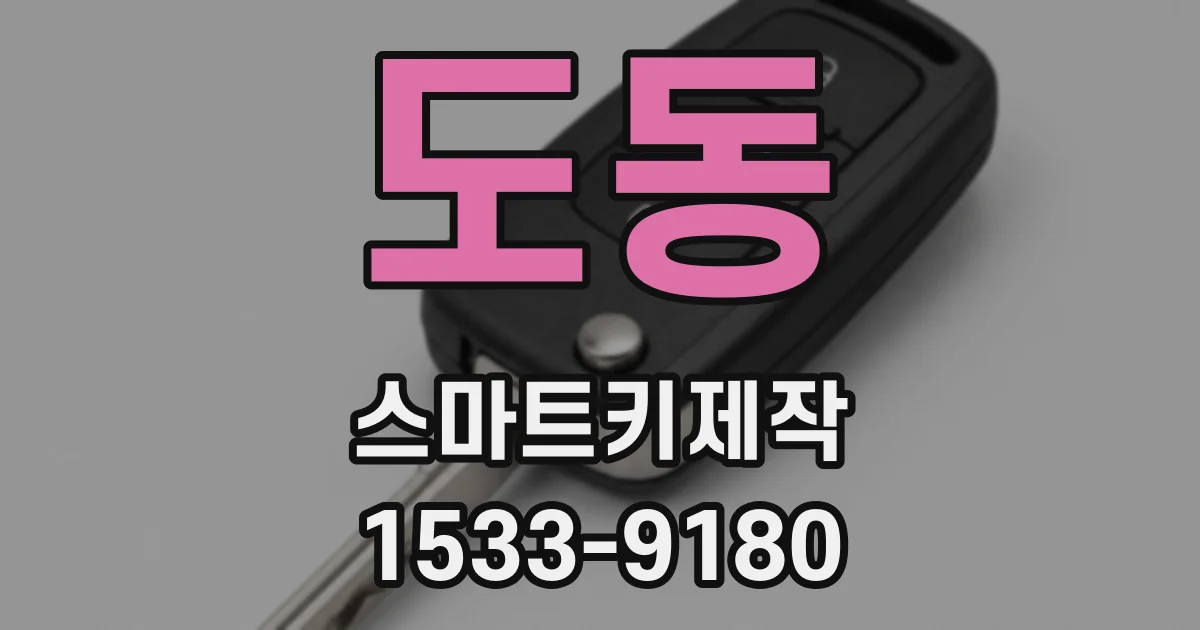 도동 스마트키제작