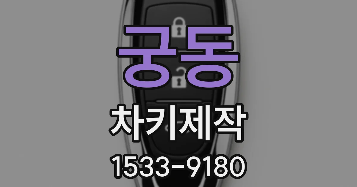 궁동 차키제작