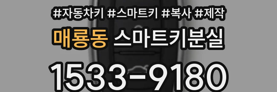 매룡동 스마트키분실