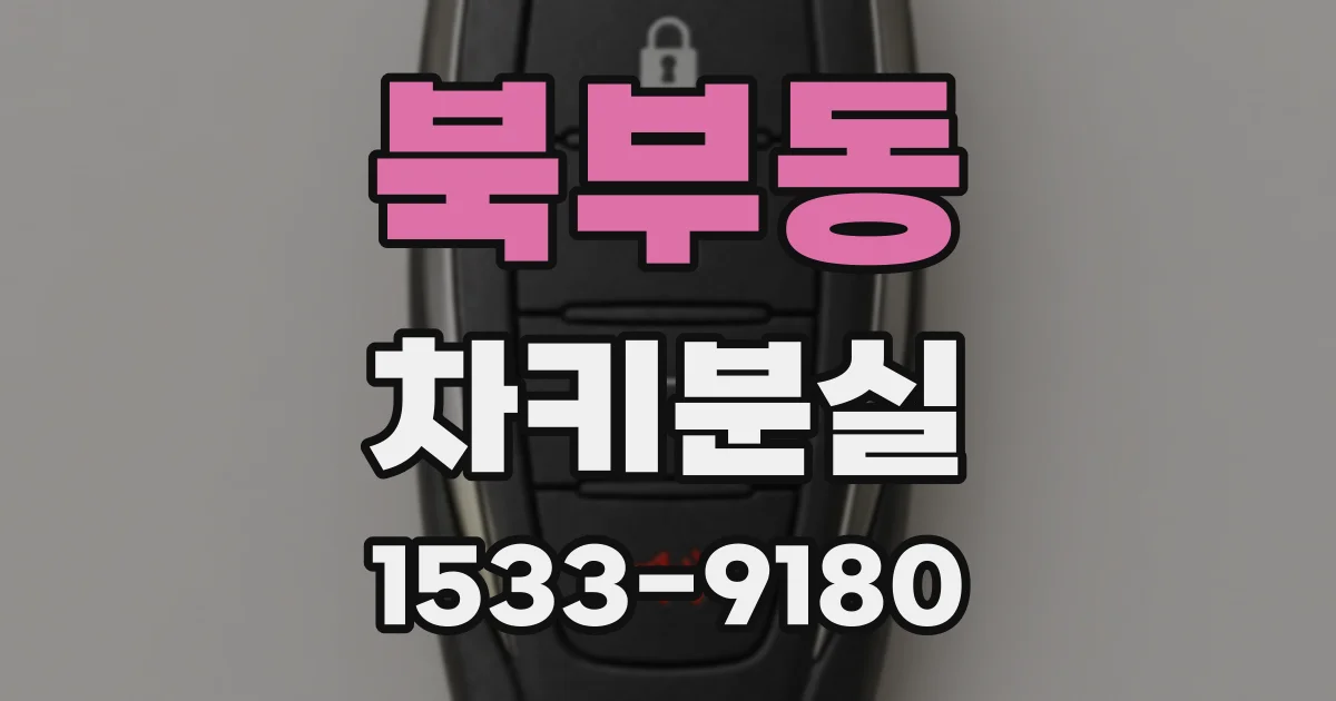 북부동 차키분실