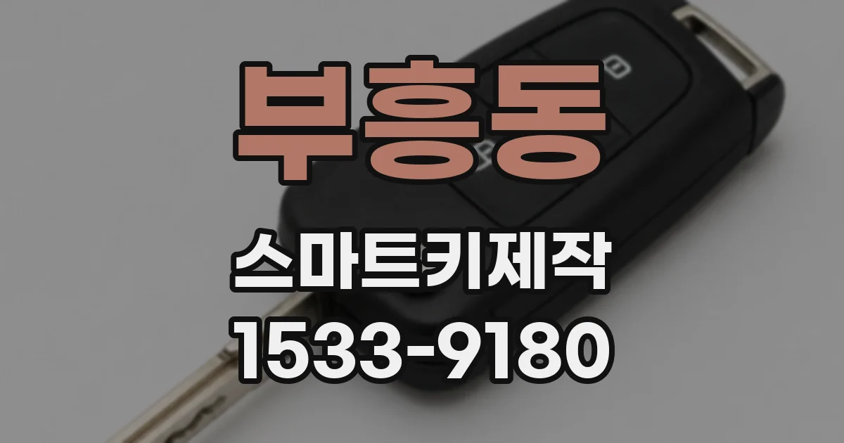 부흥동 스마트키제작
