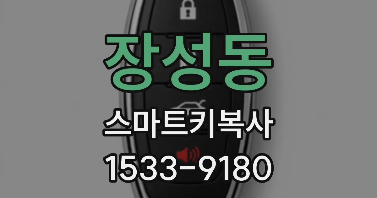 장성동 스마트키복사
