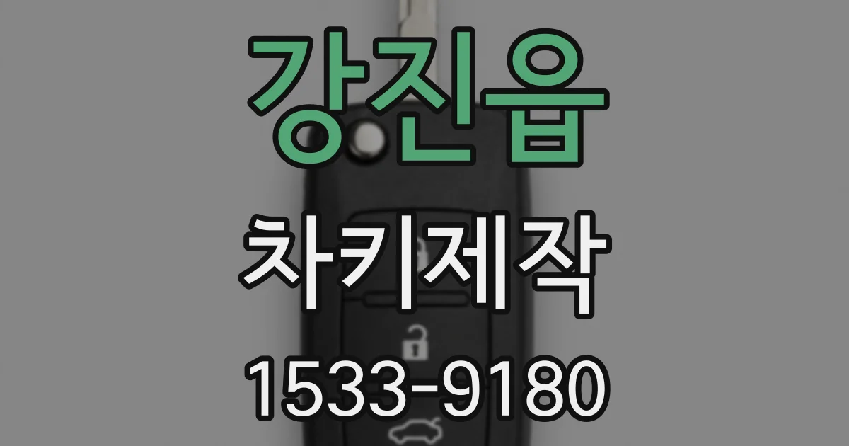 강진읍 차키제작