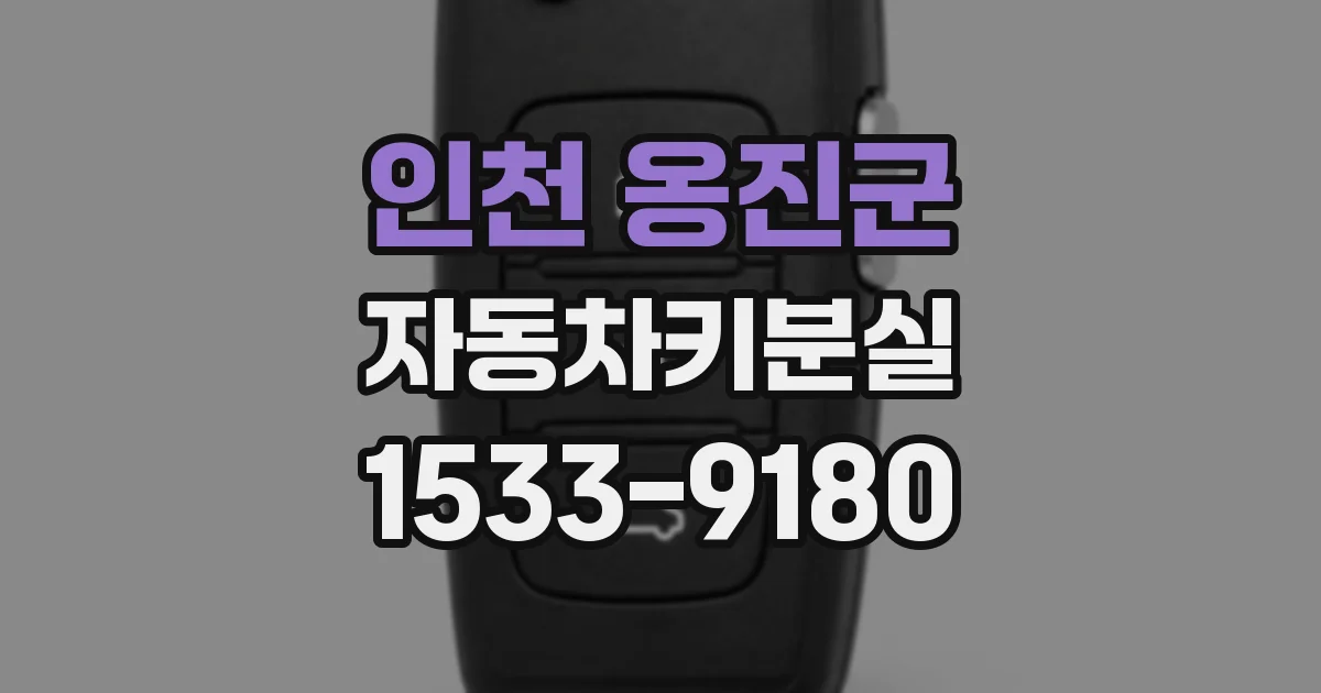 인천 옹진군 자동차키분실