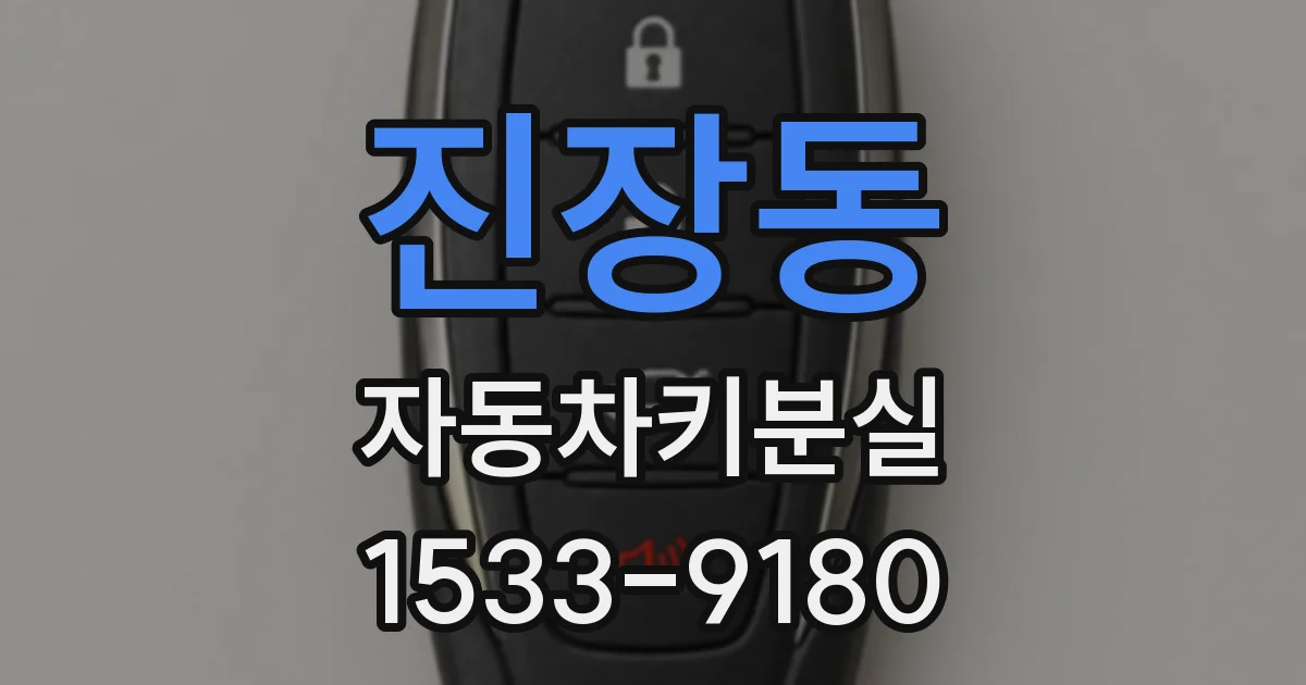 진장동 자동차키분실