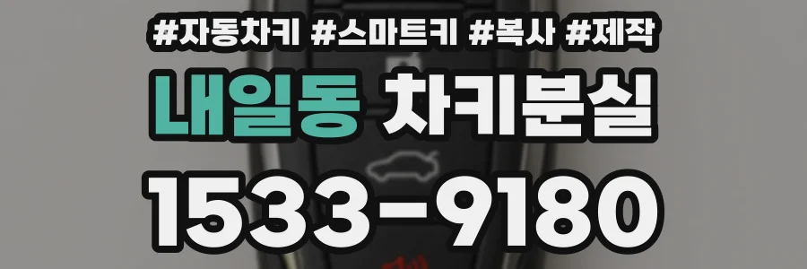 내일동 차키분실