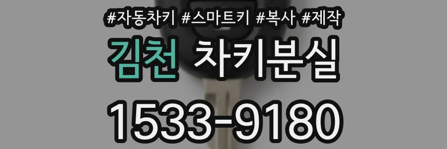 김천 차키분실