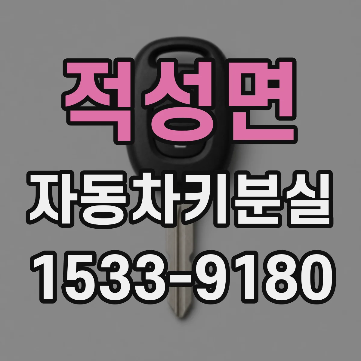 적성면 자동차키분실