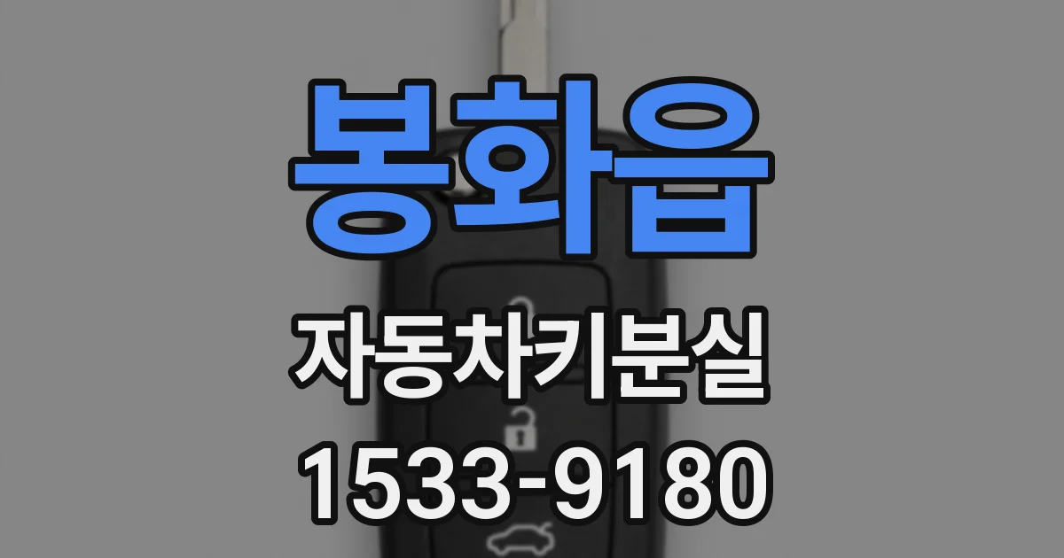 봉화읍 자동차키분실