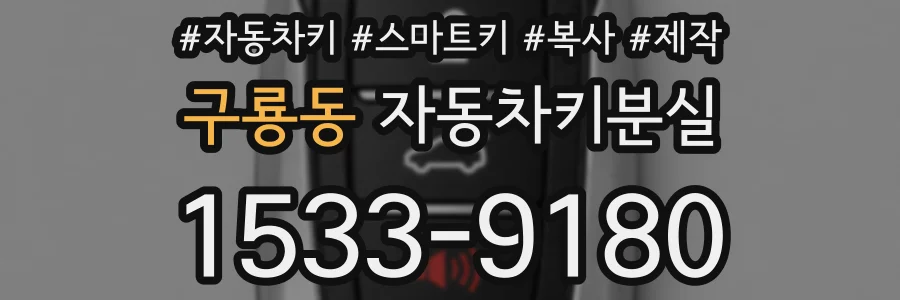 구룡동 자동차키분실