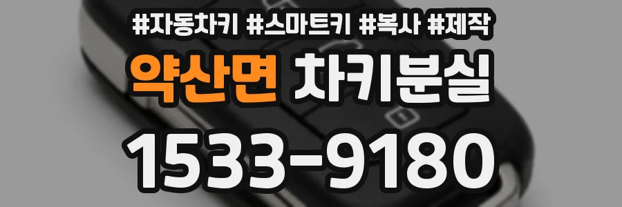 약산면 차키분실