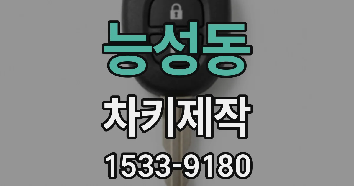 능성동 차키제작