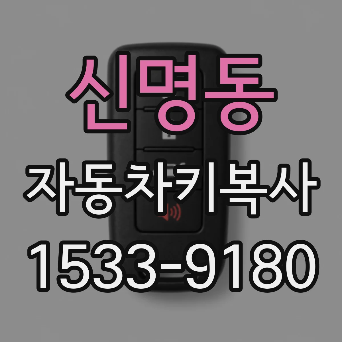 신명동 자동차키복사