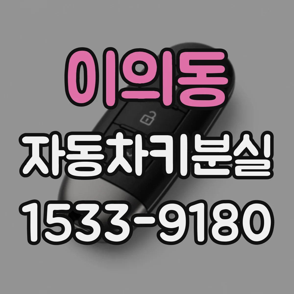 이의동 자동차키분실