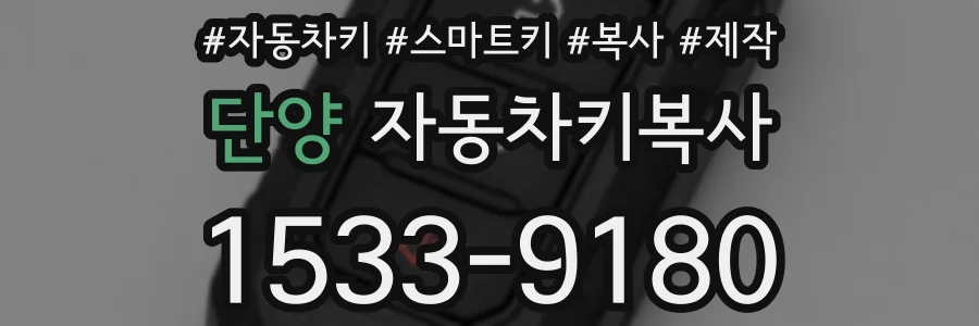 단양 자동차키복사