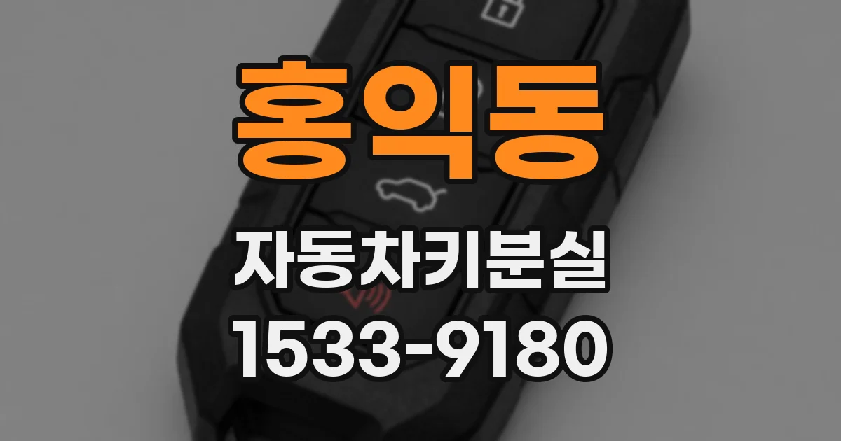 홍익동 자동차키분실