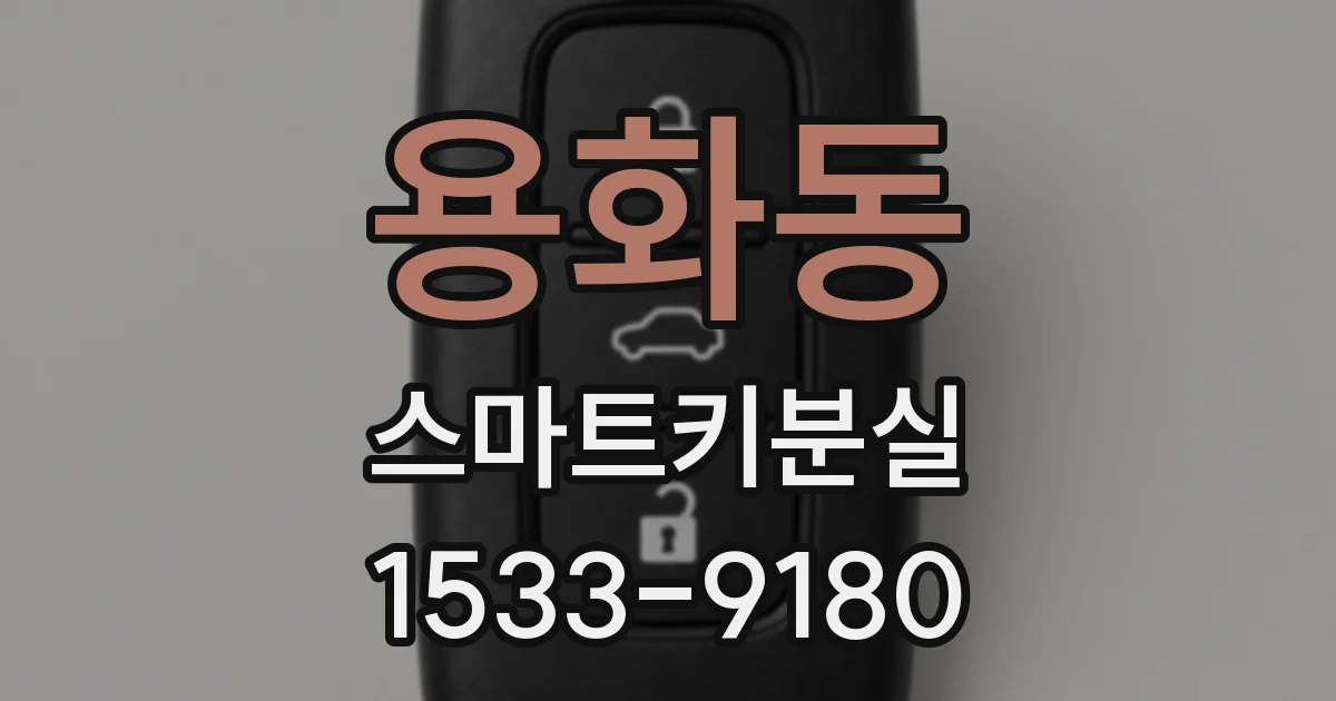 용화동 스마트키분실
