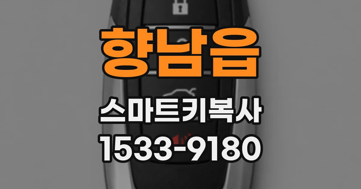 향남읍 스마트키복사