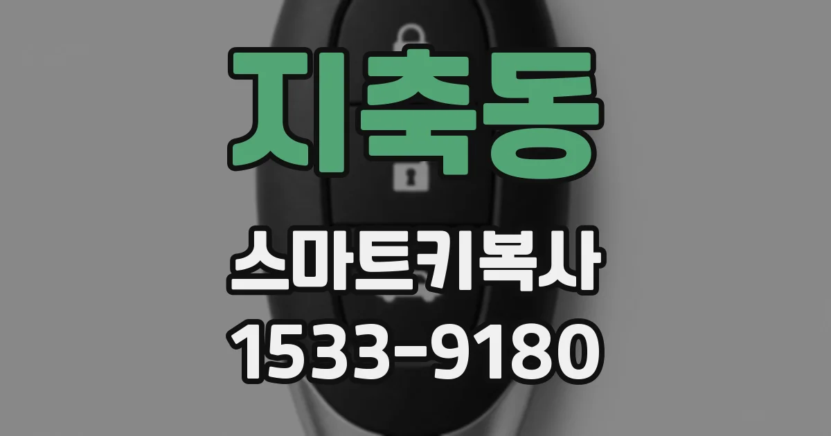 지축동 스마트키복사