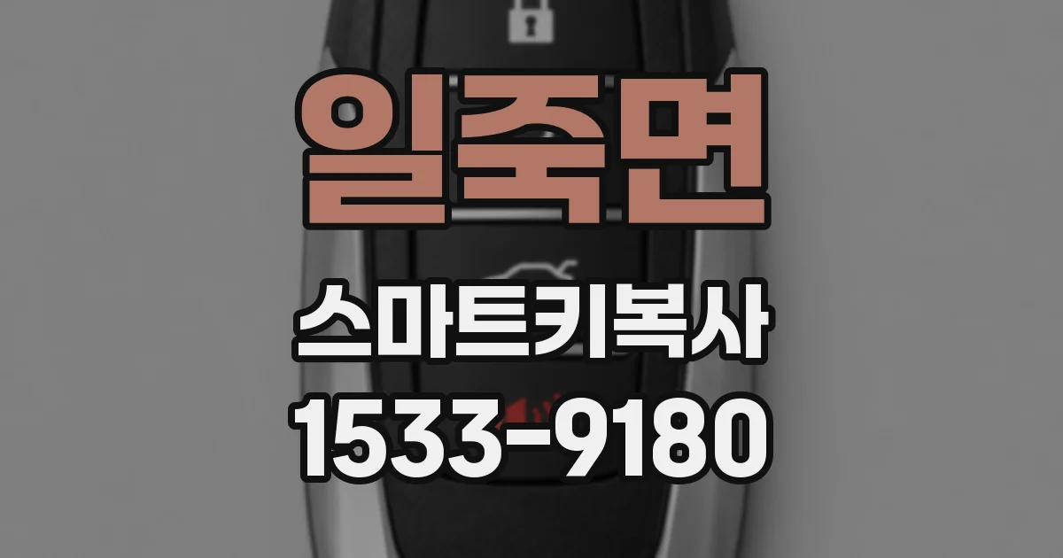 일죽면 스마트키복사