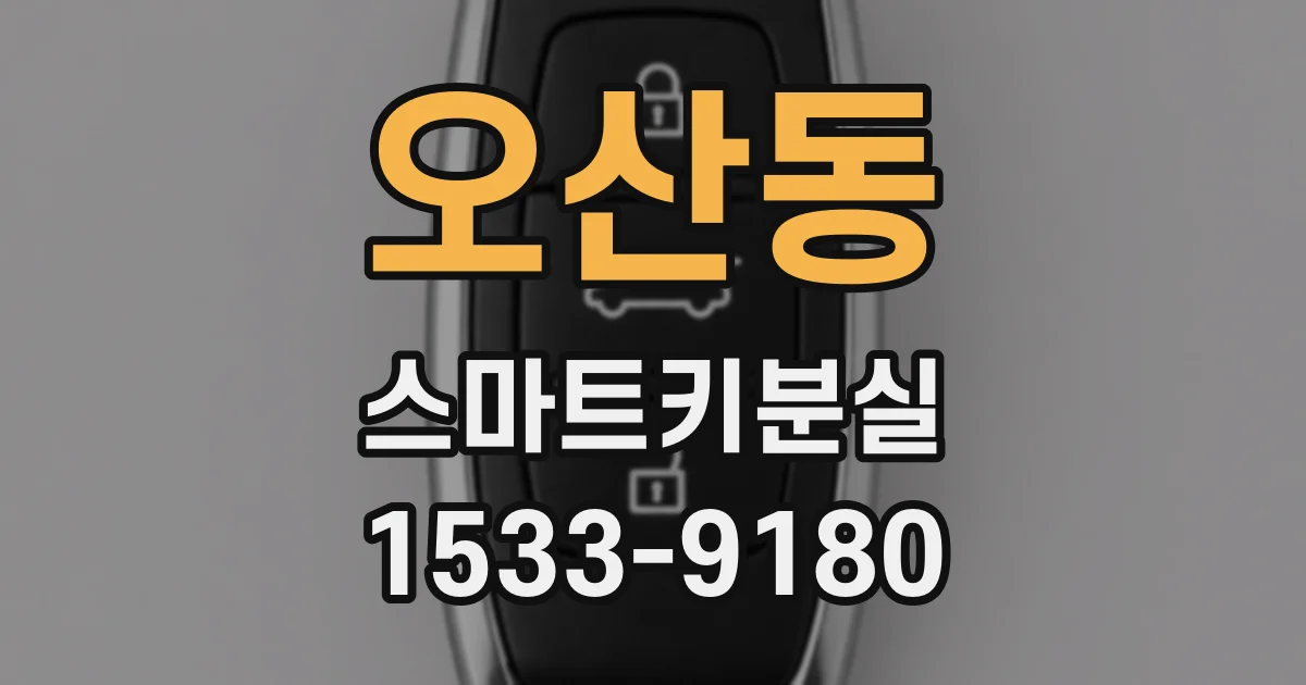 오산동 스마트키분실