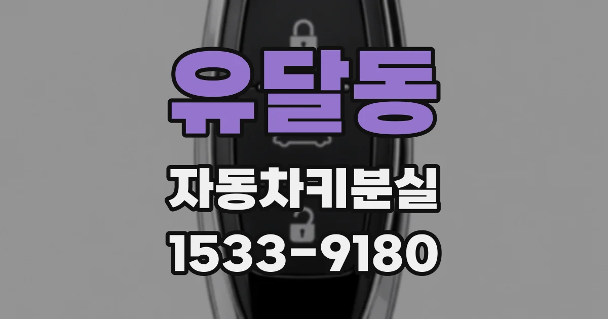 유달동 자동차키분실