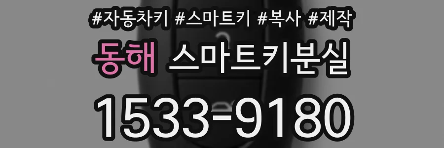 동해 스마트키분실