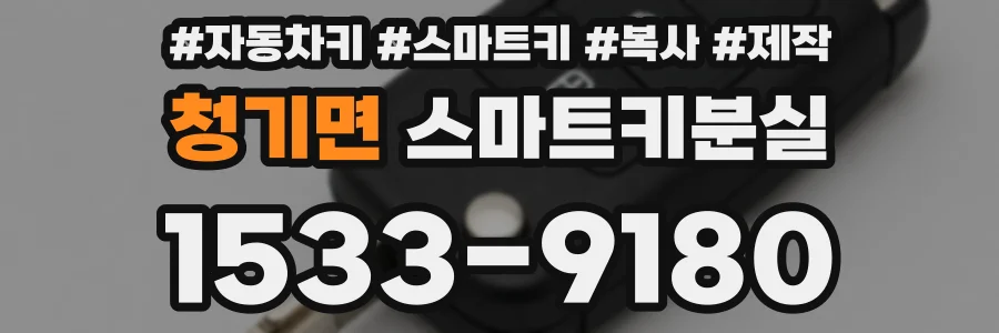 청기면 스마트키분실