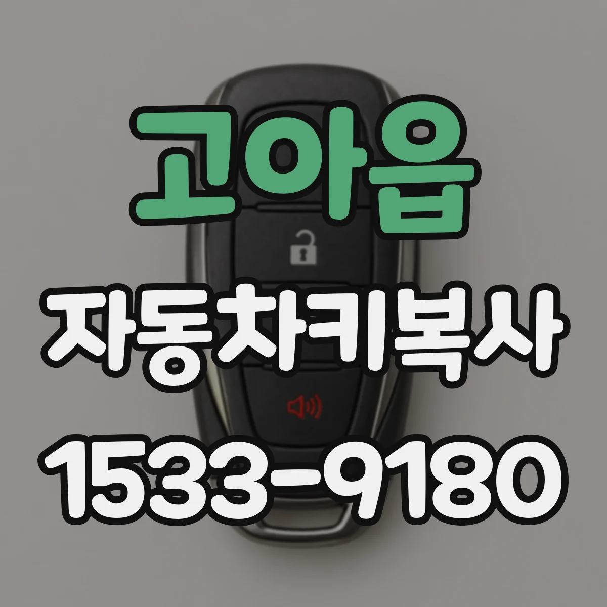 고아읍 자동차키복사
