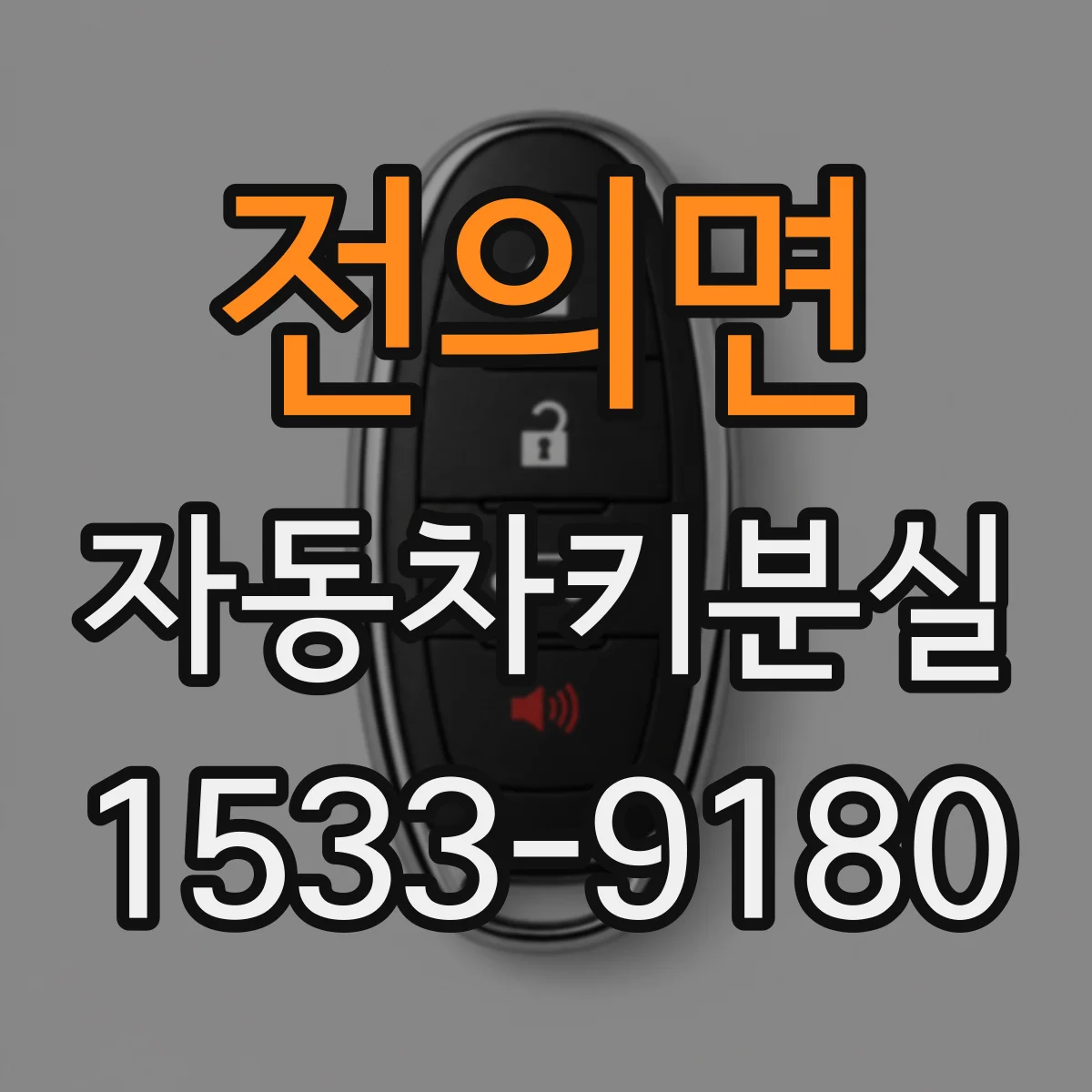 전의면 자동차키분실