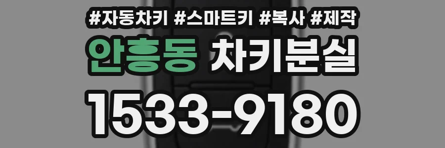 안흥동 차키분실