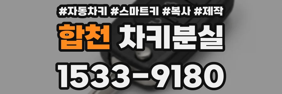 합천 차키분실