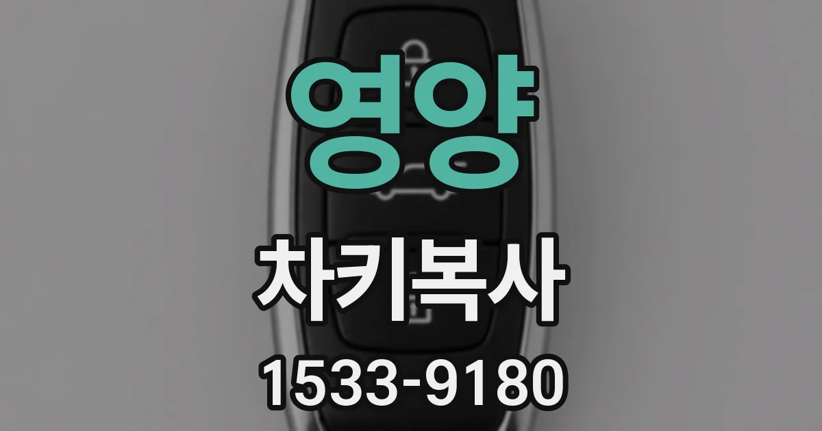 영양 차키복사