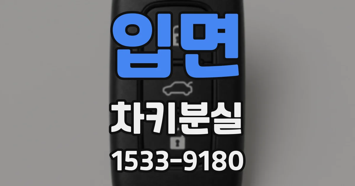 입면 차키분실