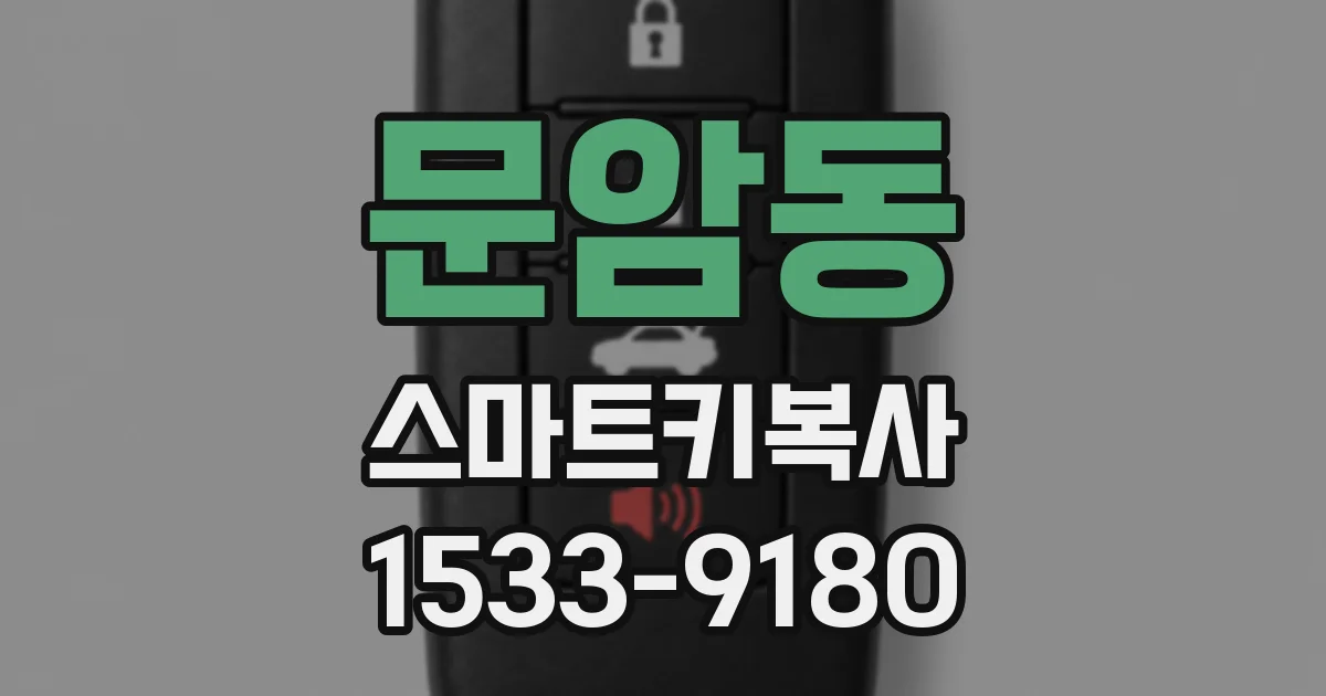 문암동 스마트키복사