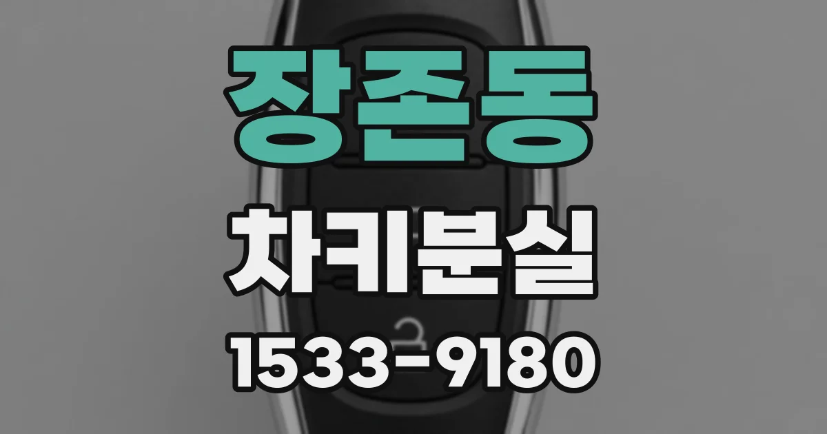 장존동 차키분실