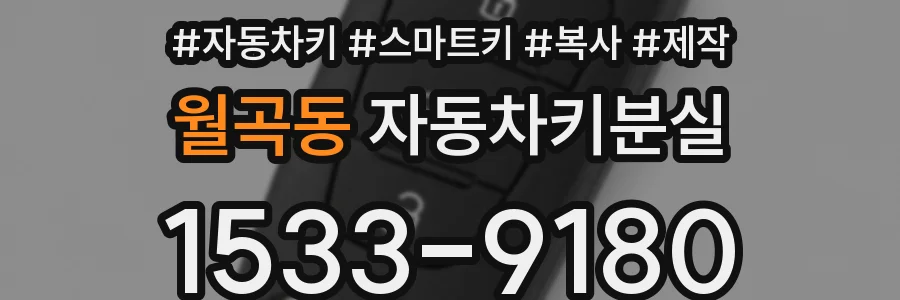월곡동 자동차키분실