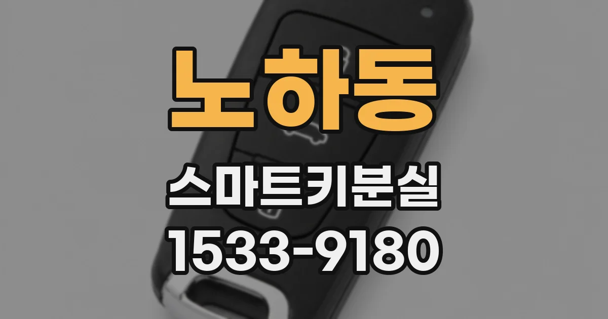 노하동 스마트키분실