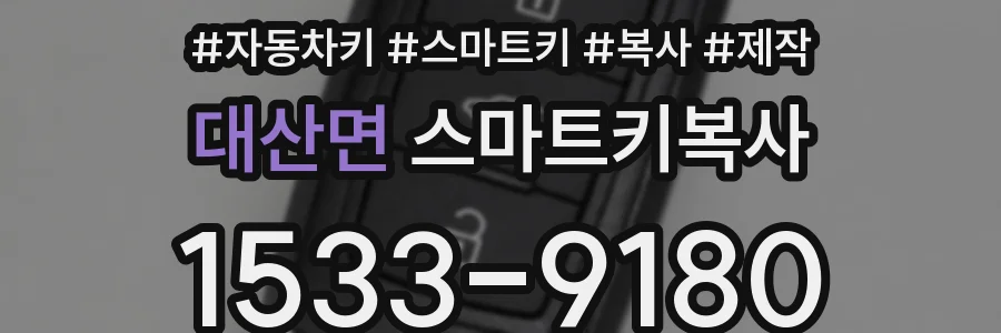 대산면 스마트키복사