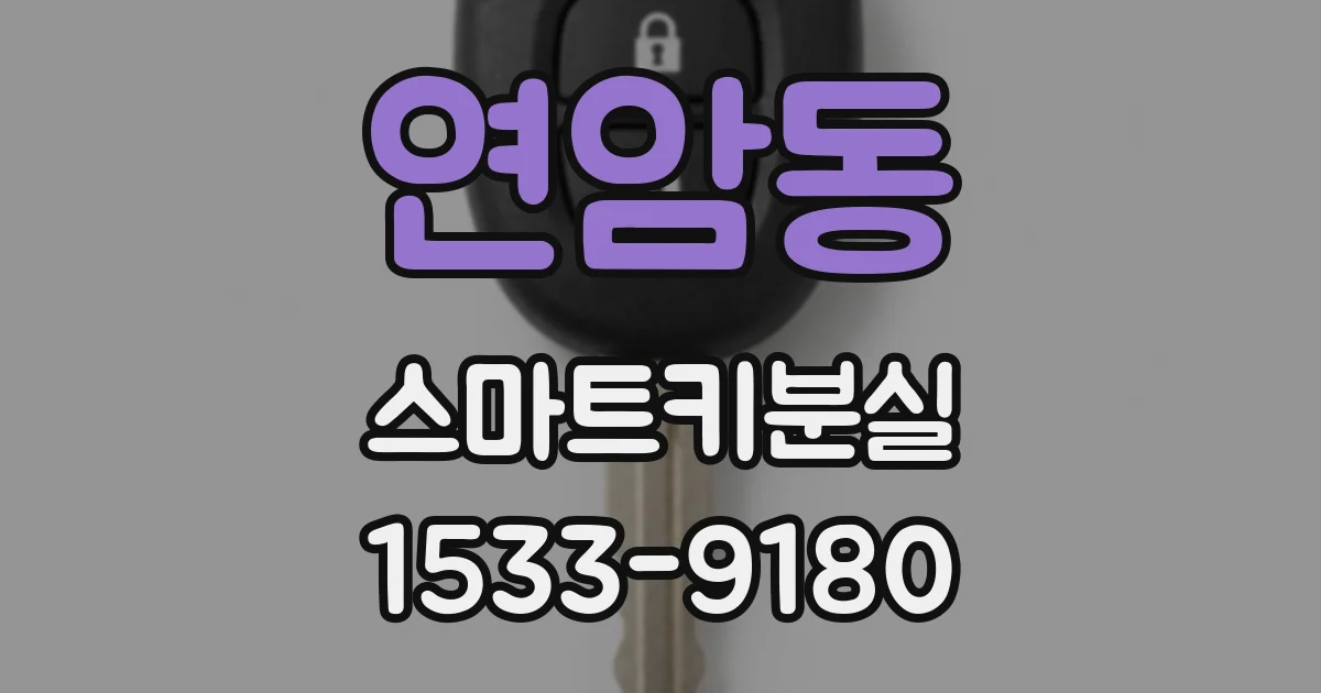 연암동 스마트키분실