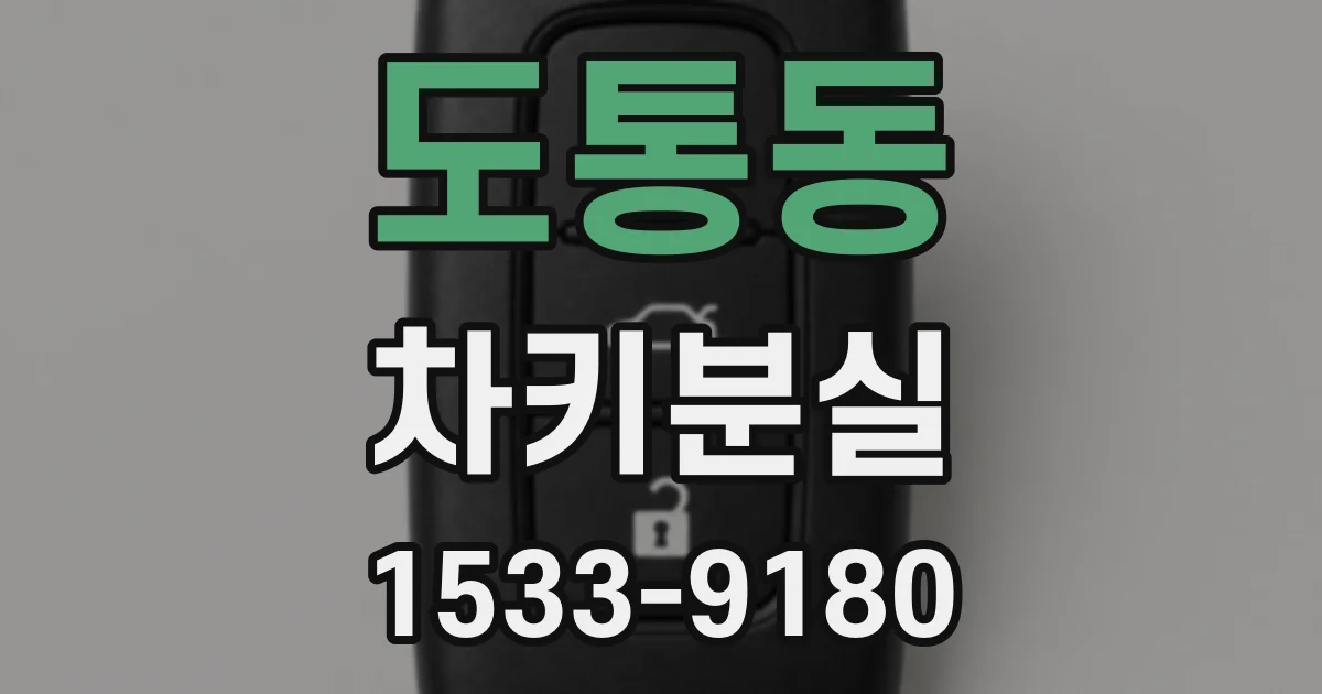 도통동 차키분실