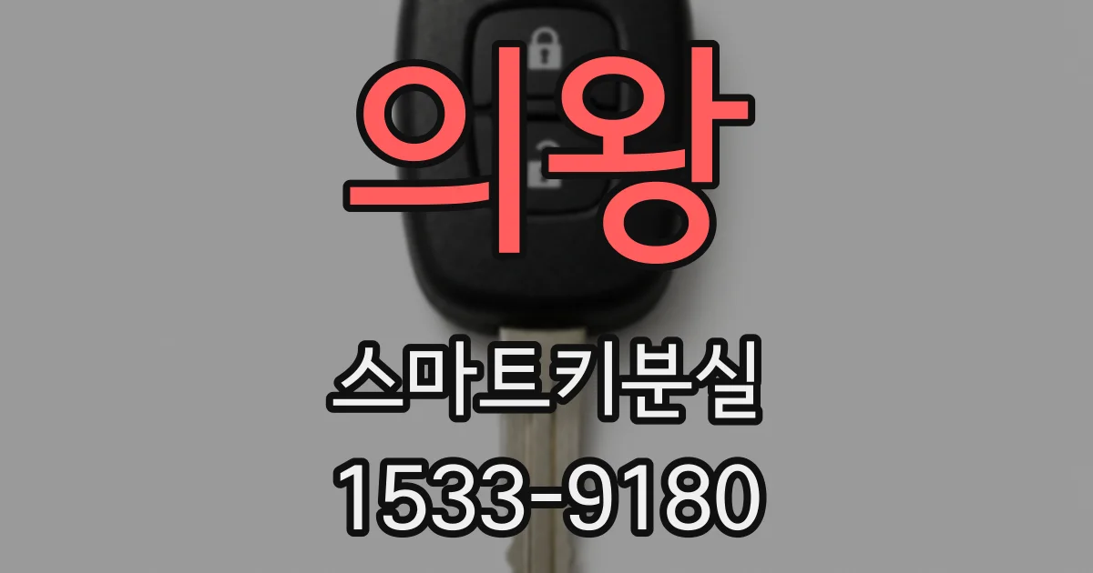 의왕 스마트키분실