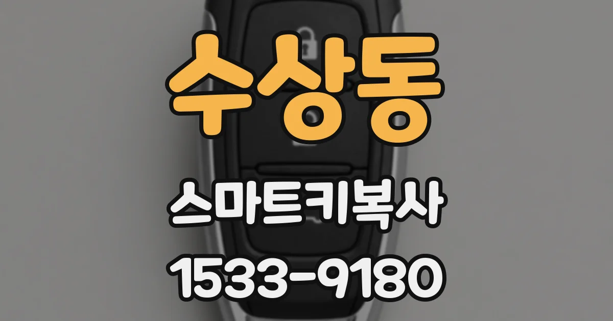 수상동 스마트키복사